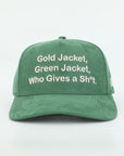 Gold Jacket Green Jacket - Green Suede
