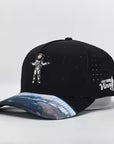 Black hat with an Astronaut on it