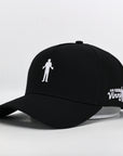 black cotton golf cap