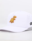 white Dinosaur Cap