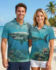 matching great white shark shirts