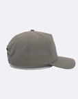 Gray baseball cap on a light gray background