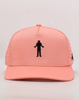 Peach golf cap front