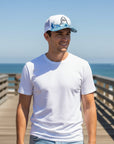 wave brim shark hat