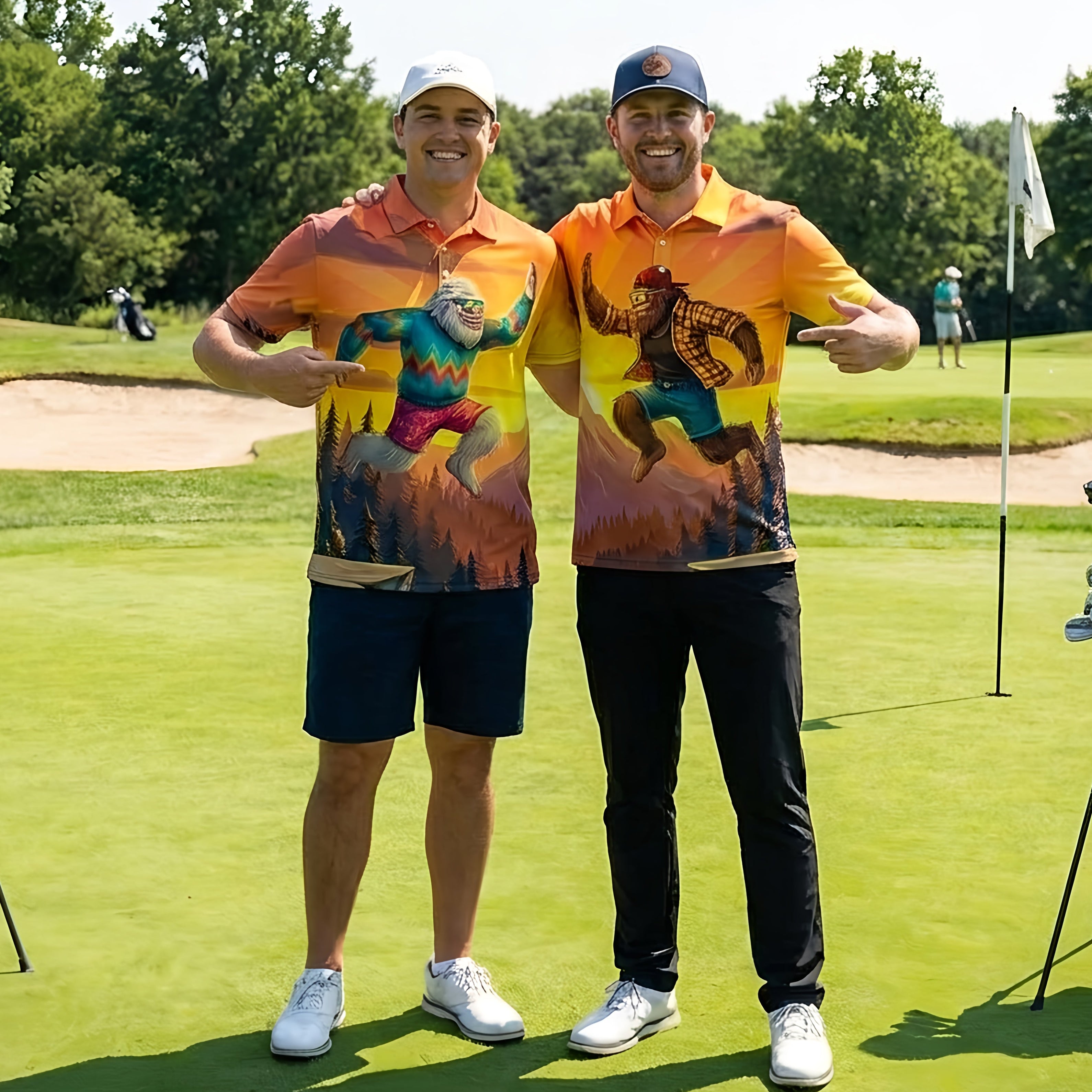 Big Foot shirt - Yeti Shirt - matching golf shirt | Our Friend Vinny