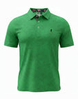 Green Golf Topography Map - single polo
