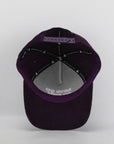 purple brim hat