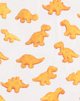 Pattern swatch of The Dino Nugget golf polo print