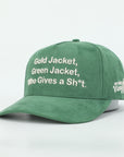 Gold Jacket Green Jacket - Green Suede