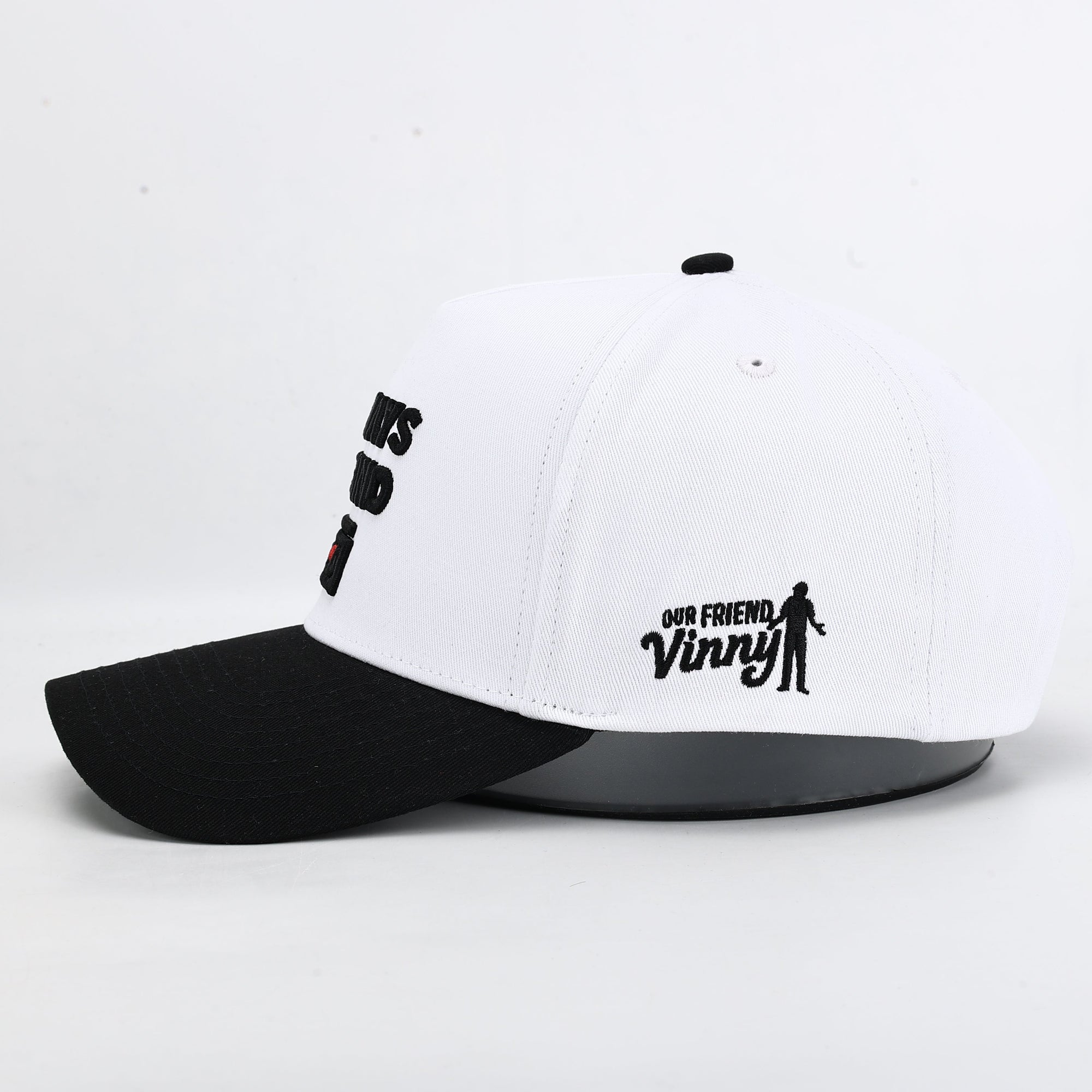 Black and white cap 