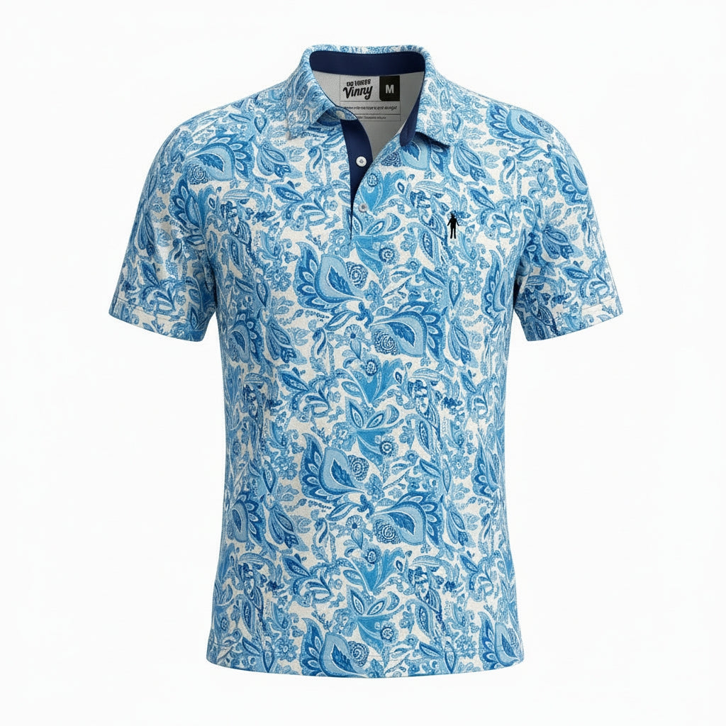 Men's Blue Golf Shirt 