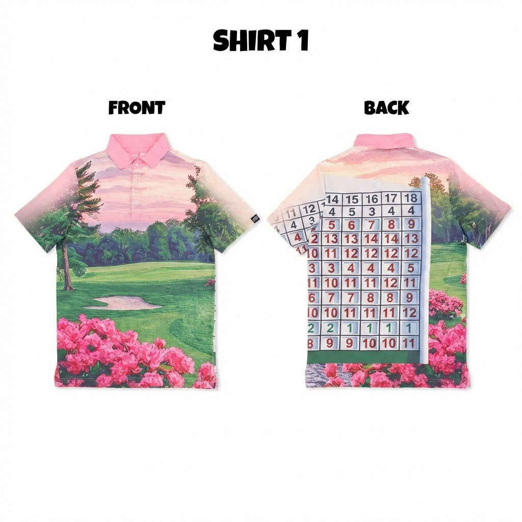 Azalea foursome golf polo 