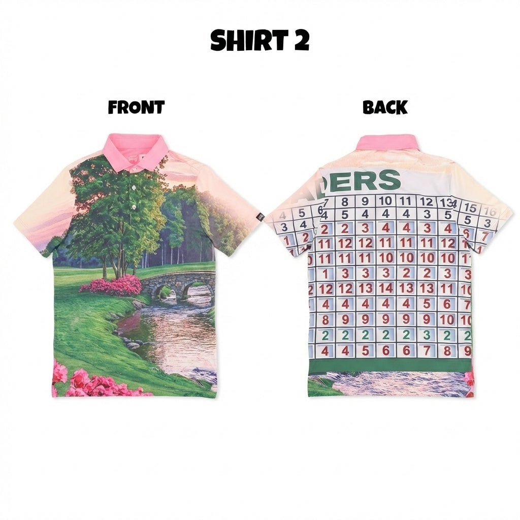 Azalea foursome golf polo 