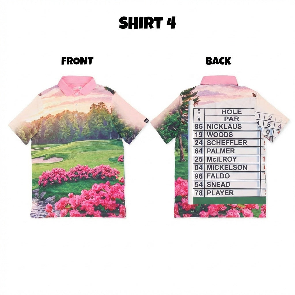 Azalea foursome golf polo 