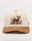 Cap with deer design on a white background