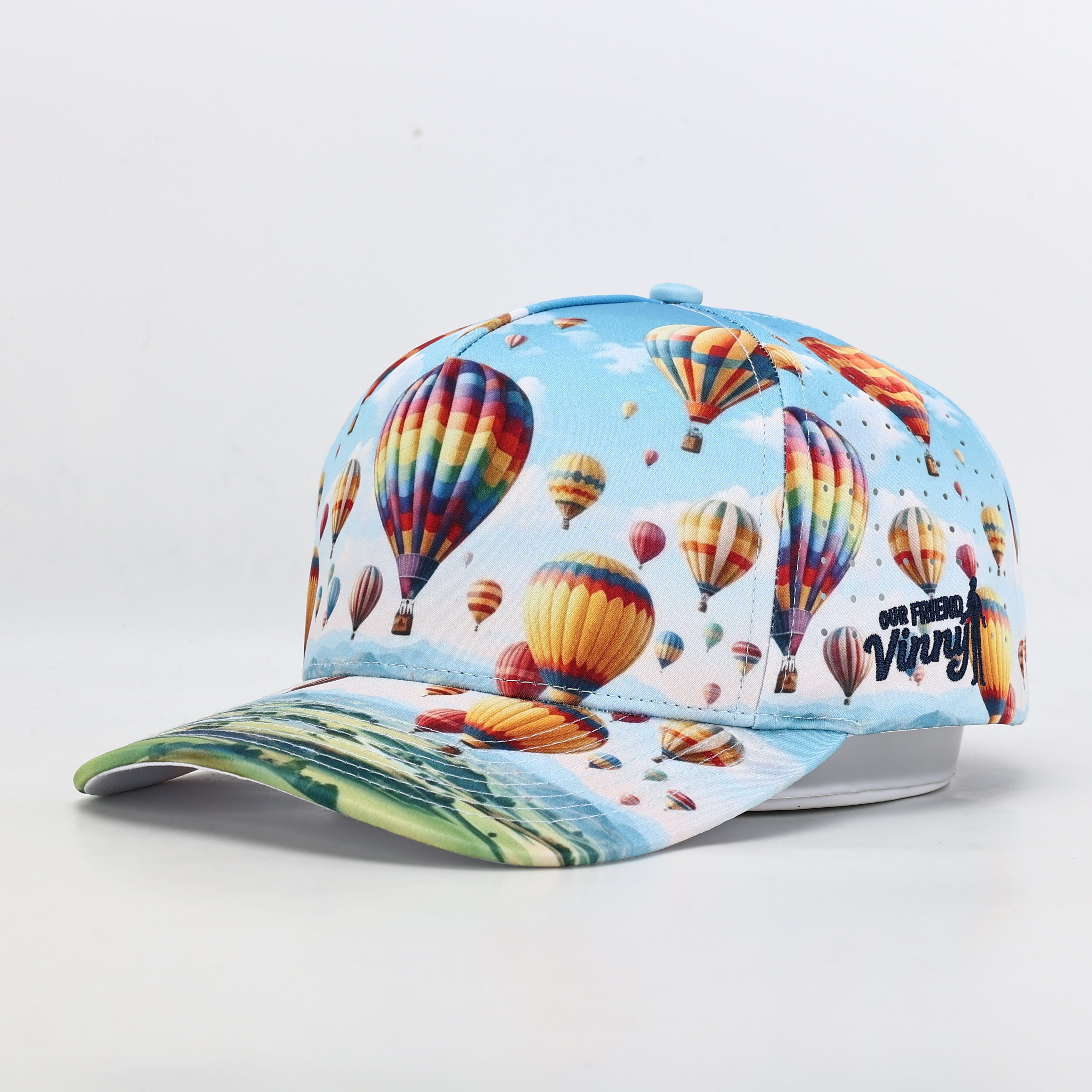 【新品】RECYCLED NYLON BALLOON HAT Hot Air Balloon Hat (Laser Cut) - Balloon Fiesta | Our Friend Vinny
