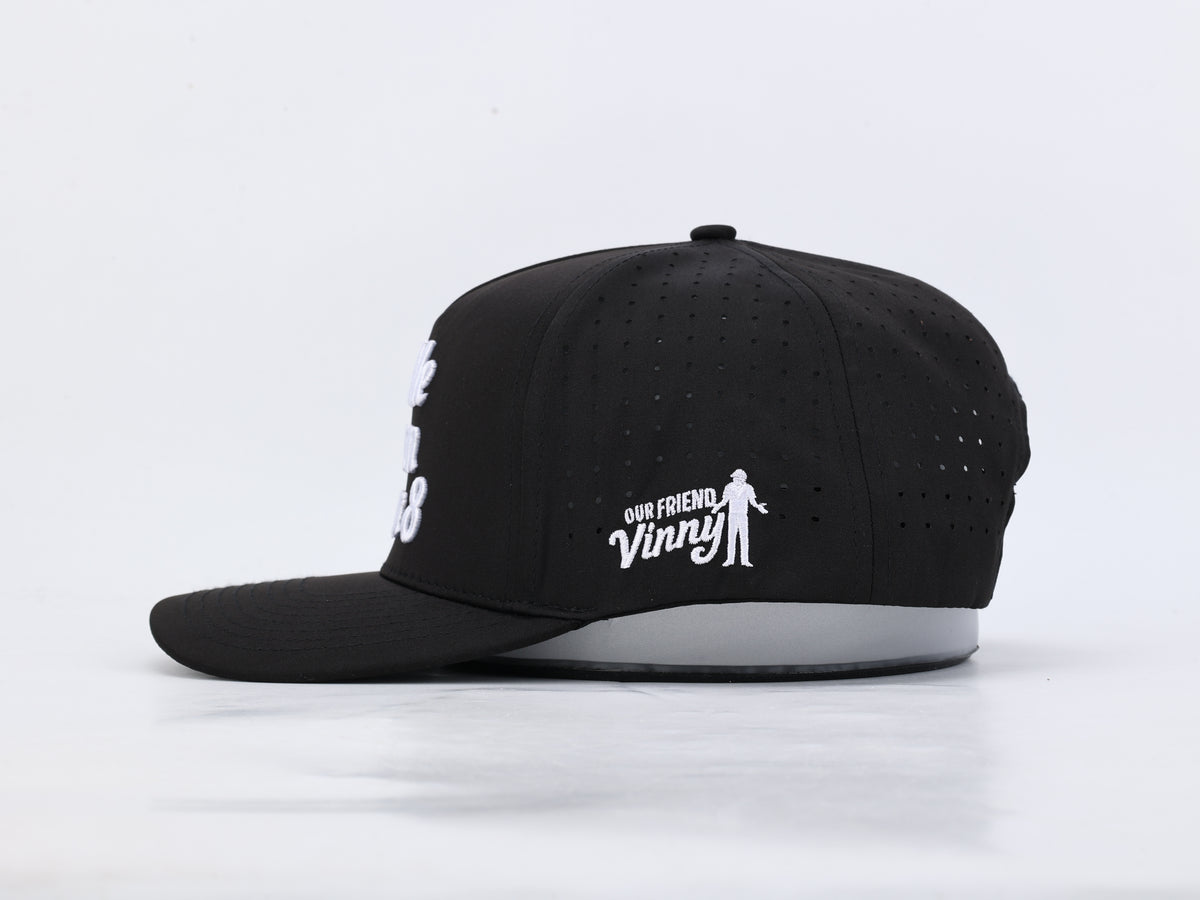 Put Me Down for an 8 Hat - Black (laser cut)