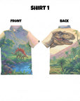 Dinosaur foursome polo 