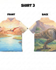 Dinosaur foursome polo 