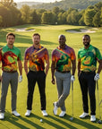 Knights golf shirt vs dragons golf shirt 