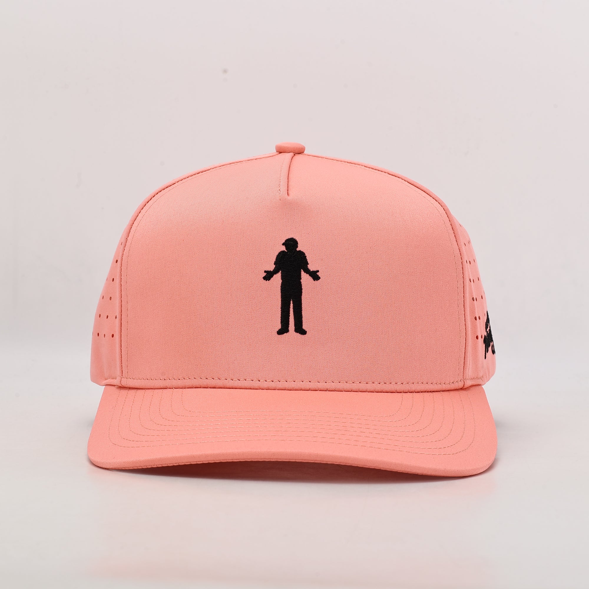 Peach golf cap front 