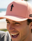 Peach golf cap 