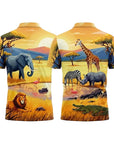 Rear twosome wildlife polo 
