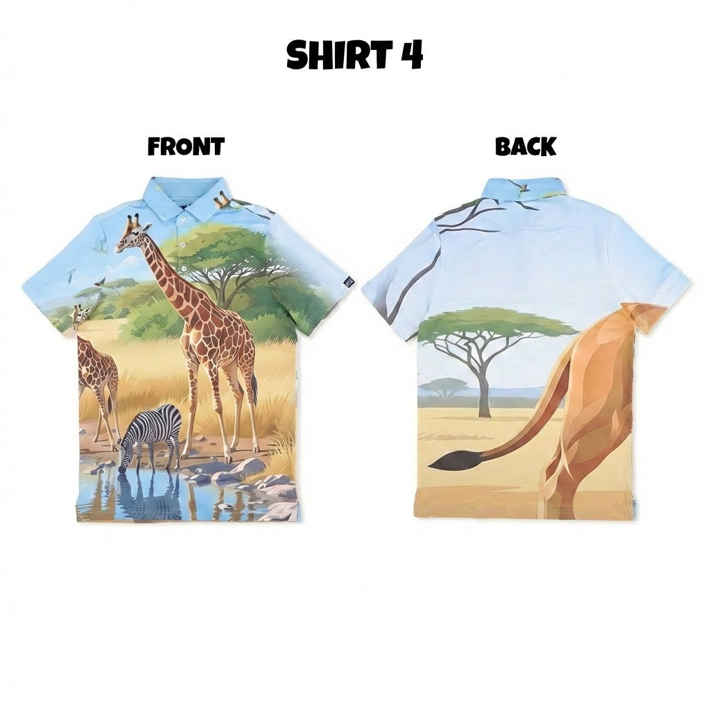 Safari foursome golf polo 