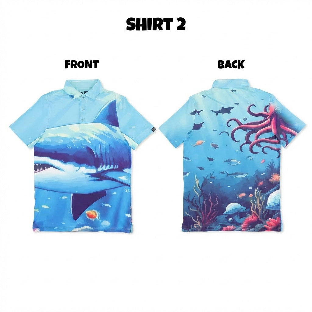 shark foursome polo 