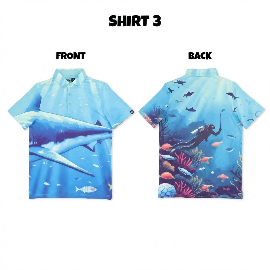 shark foursome polo 