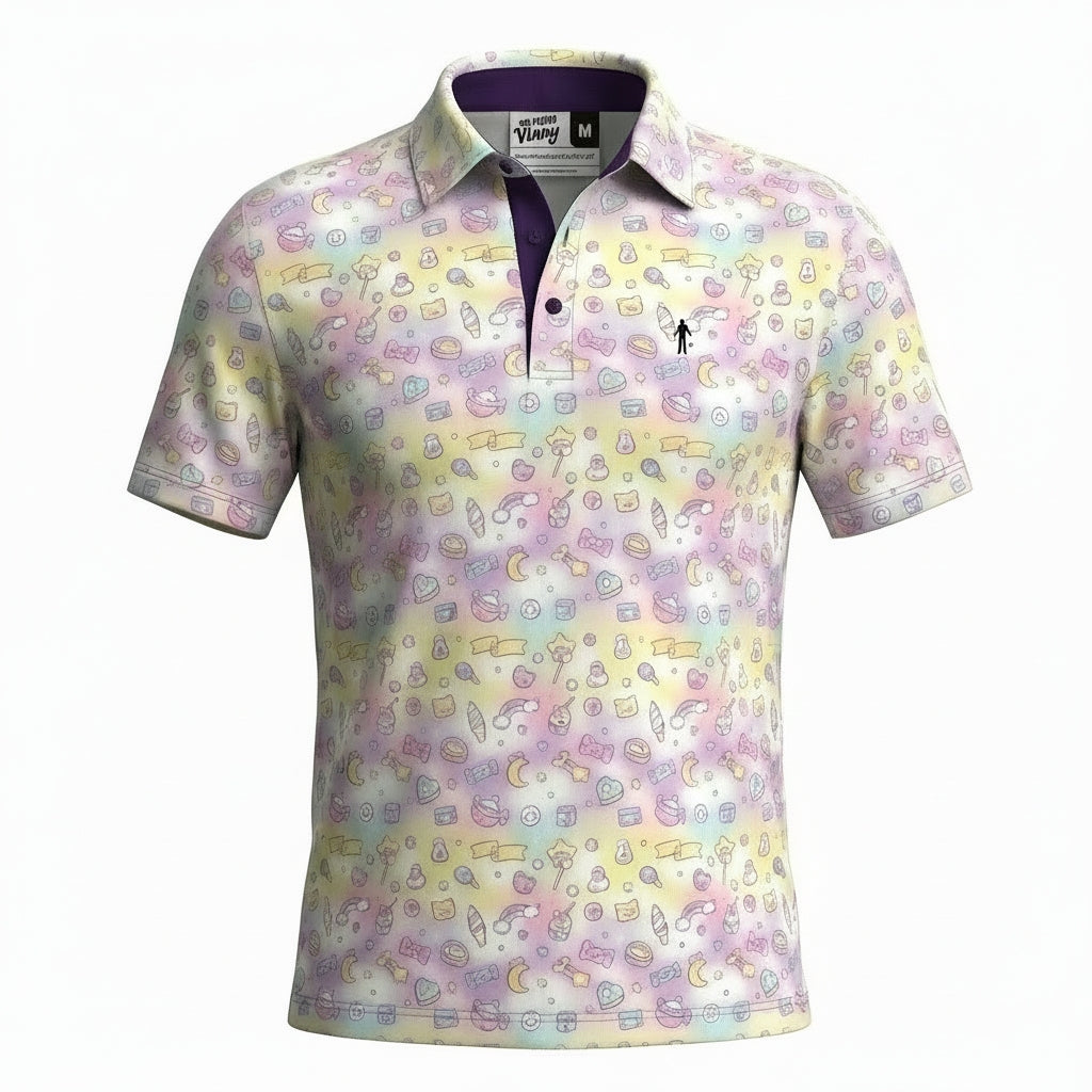 The Sweet Swing single polo—fun golf shirt with buttery soft fabric, 4-way stretch