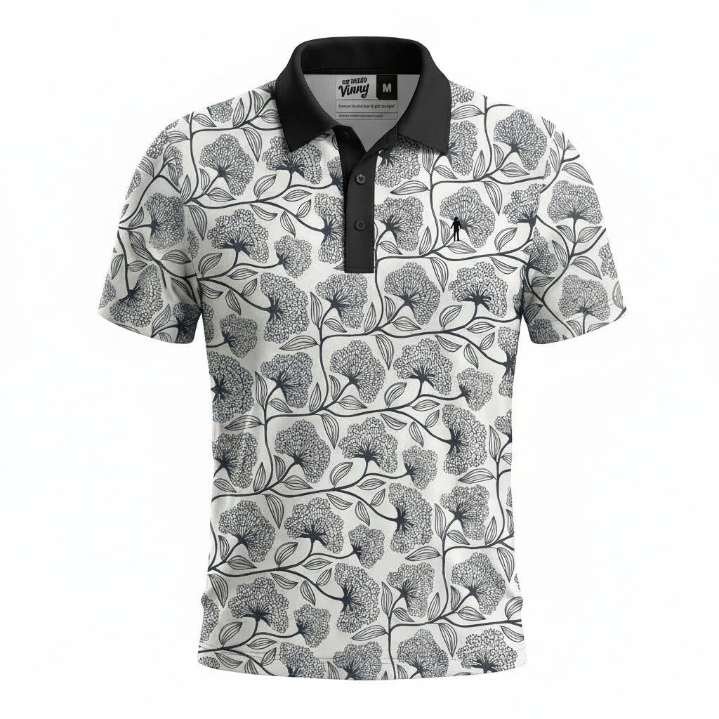 The Classic single polo—fun golf shirt in buttery soft poly-spandex with 4-way stretch and a stiff stay-right collar