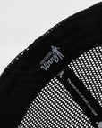 Black mesh golf hat with 'Our Friend Vinny' branding on a white background
