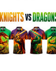 Knights vs Dragons - $49.99 per shirt