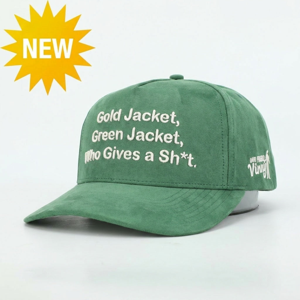 Gold Jacket Green Jacket - Green Suede