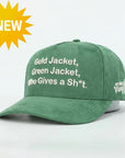 Gold Jacket Green Jacket - Green Suede