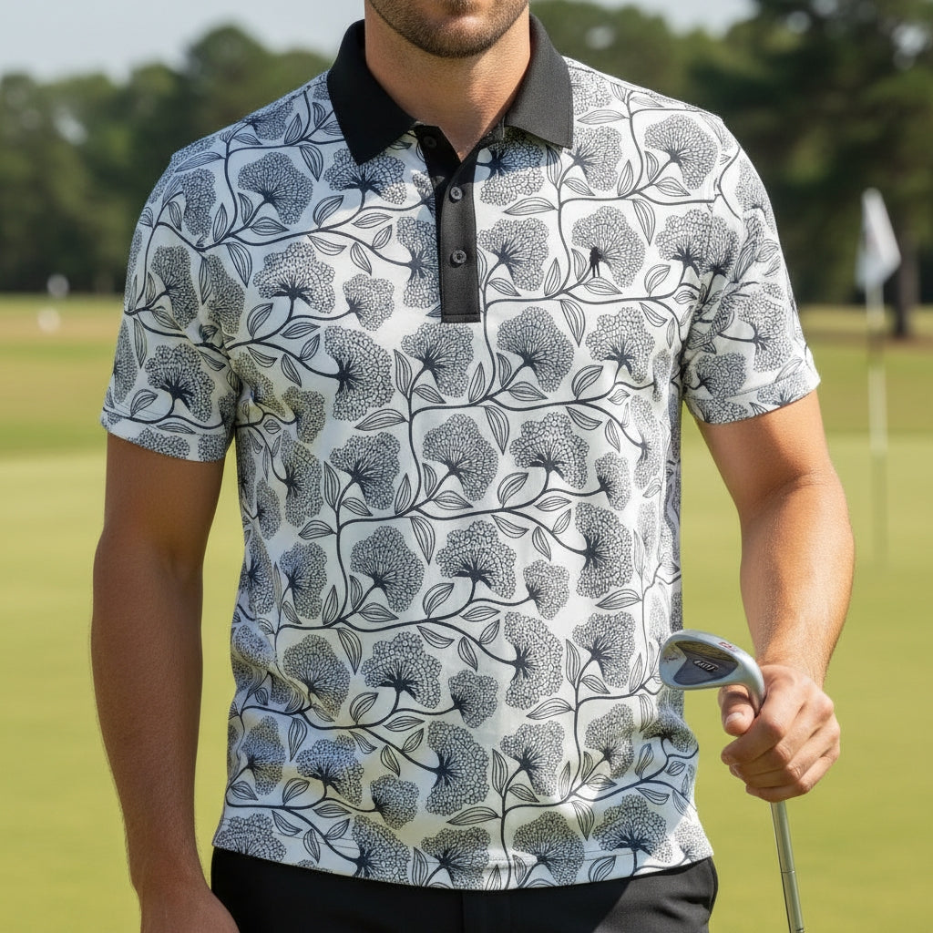The Classic - single polo - Black & White | Our Friend Vinny