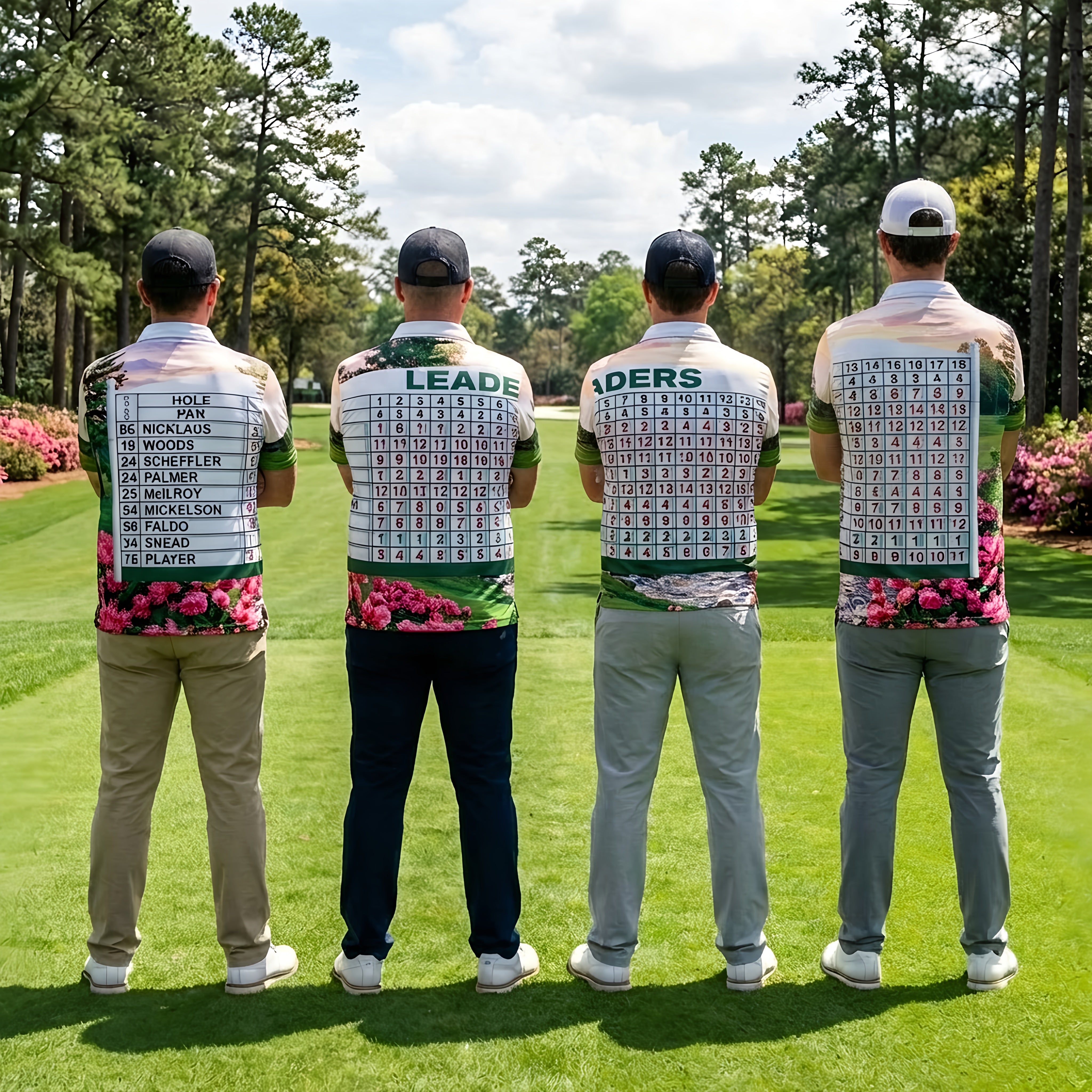 Azalea Foursome Matching Golf Polos - Masters | Our Friend Vinny
