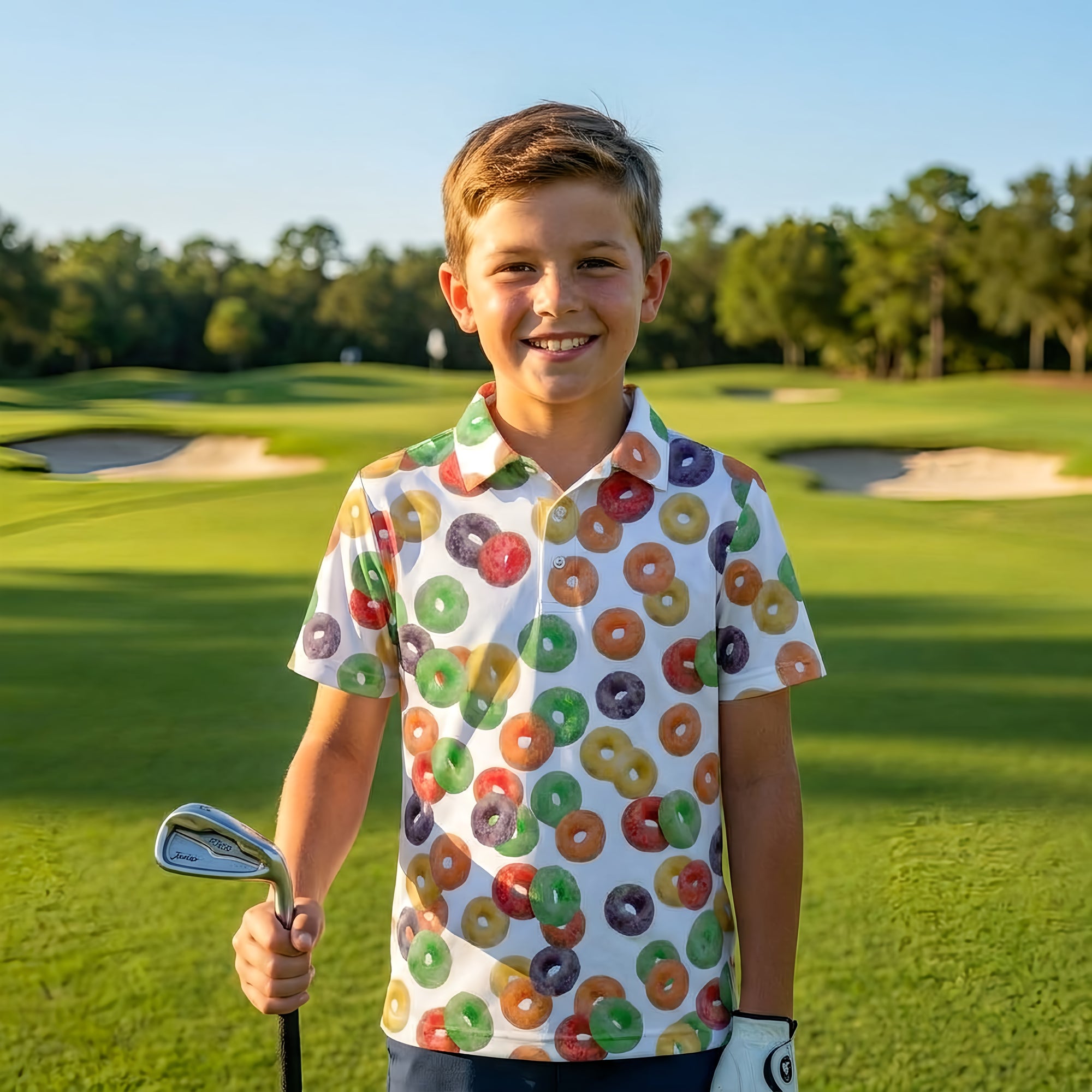 Kids Fruity Cereal - single polo