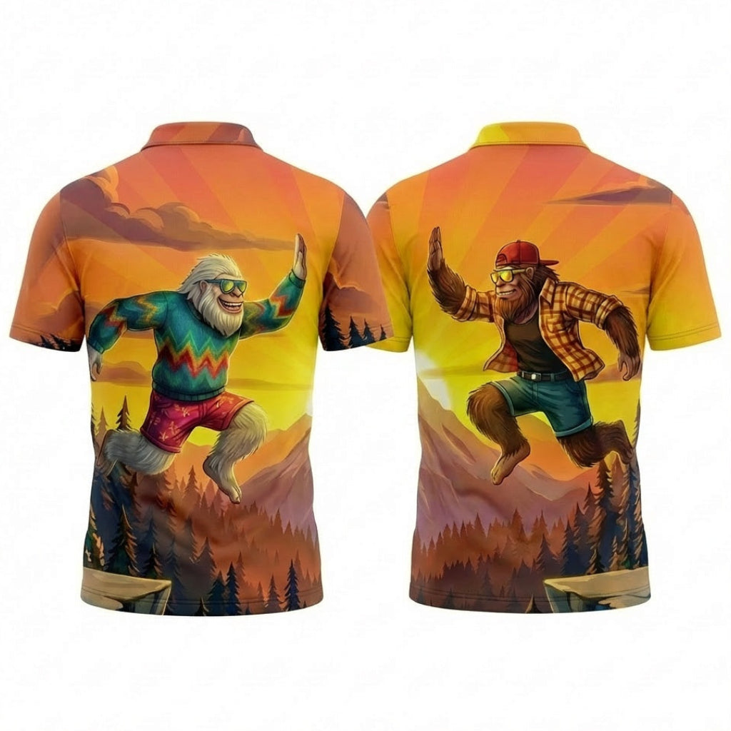 Yeti and Big foot shirt 