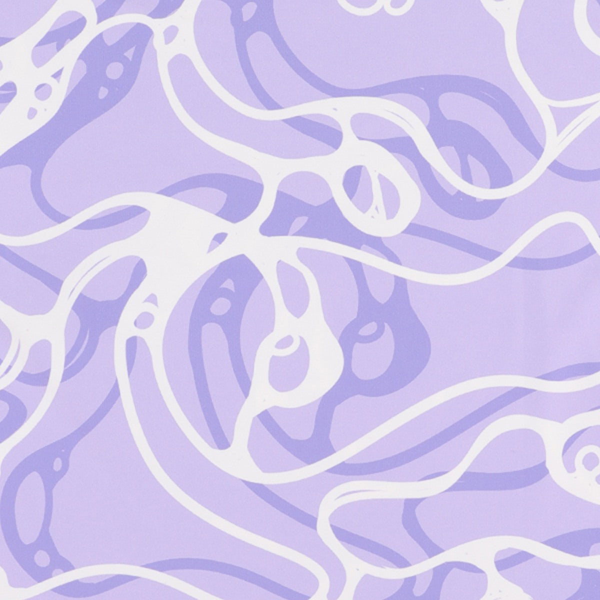 Pattern swatch of the Riptide lavender wave print golf polo
