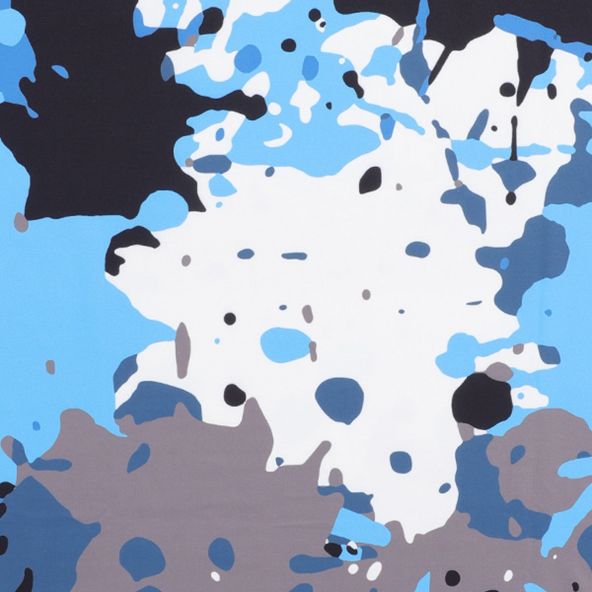 Pattern swatch of the Spilled Ink golf polo print